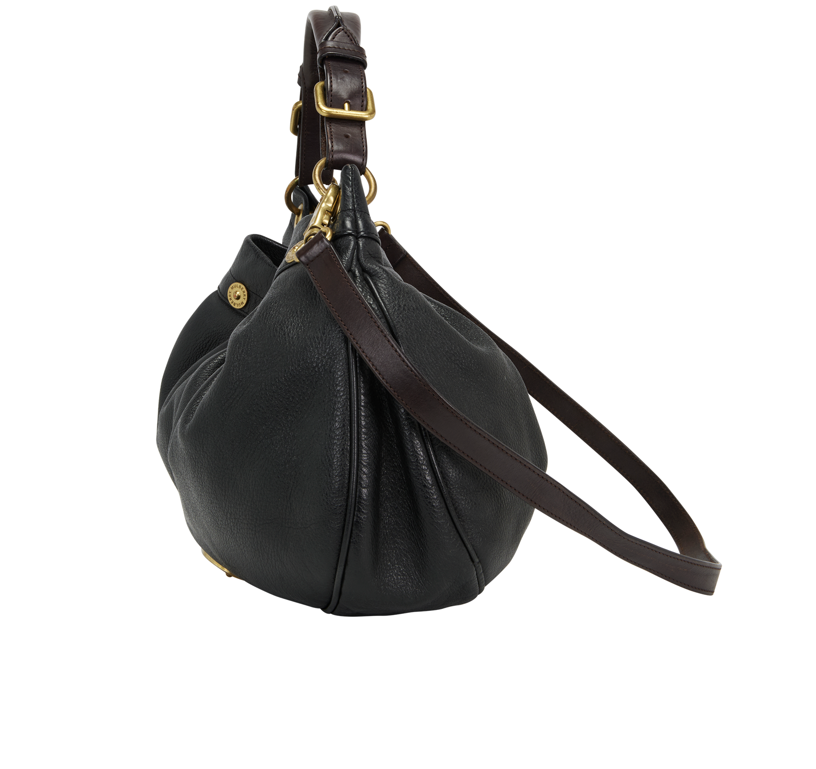 Mitzy Hobo, &pound;250, Handbags, Black, Leather, Bottom view
